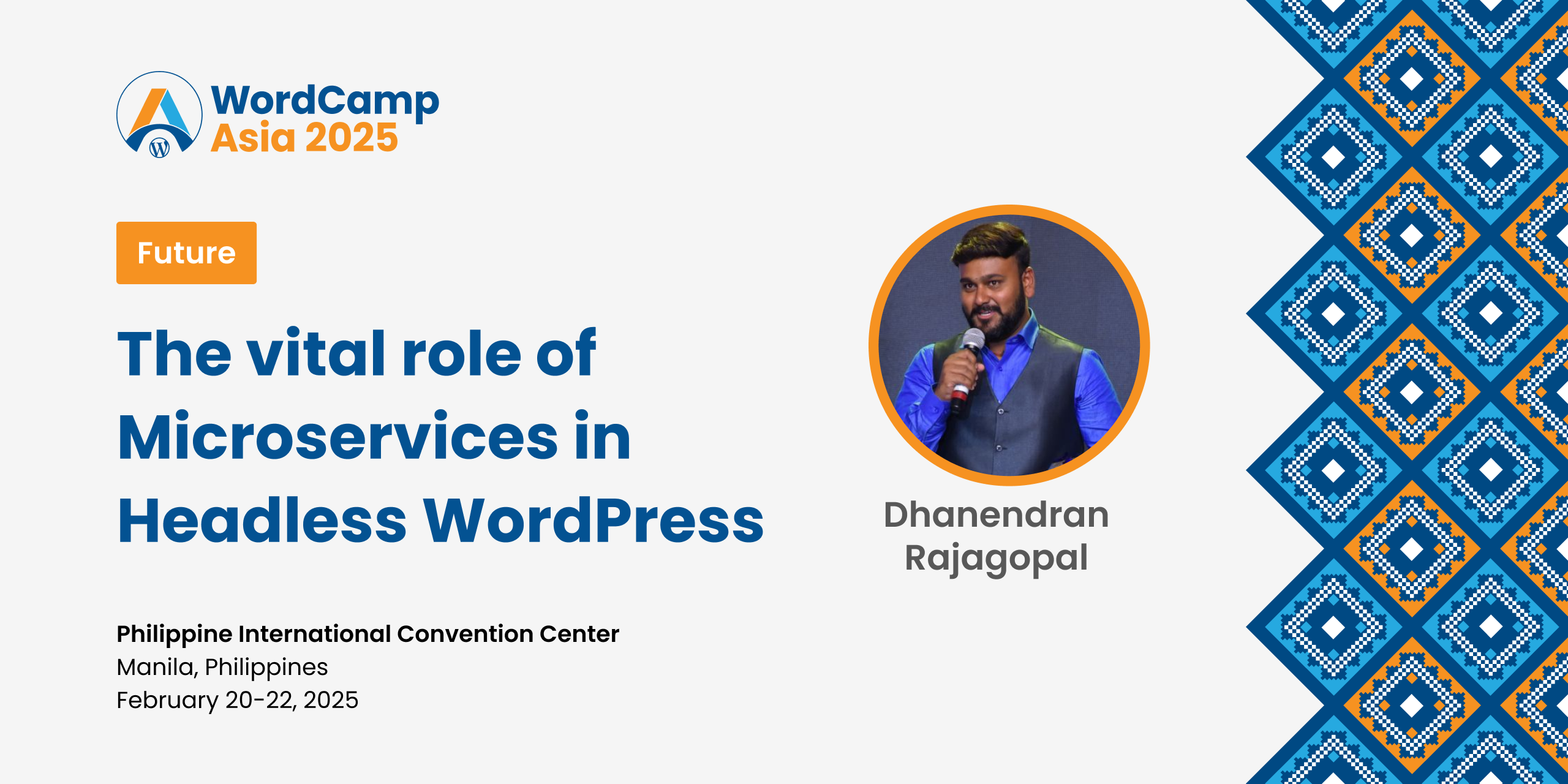 WordCamp Asia 2025 talk: The Vital Role of Microservices in Headless WordPress